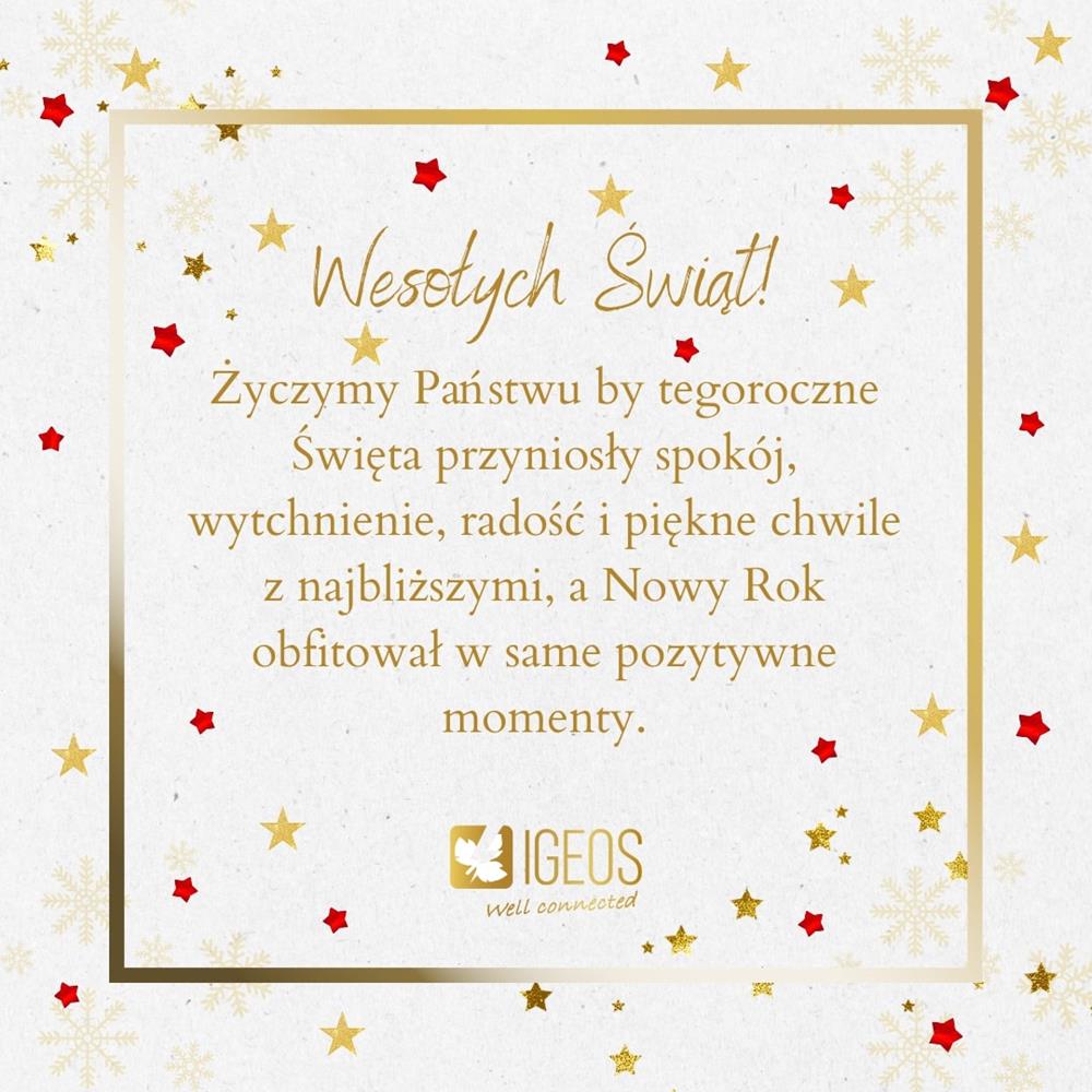 Kartka wigilijna zyczenia